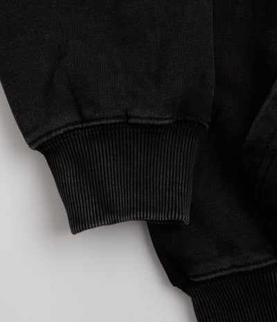 Butter Goods Basic Hoodie - Washed Black / Black