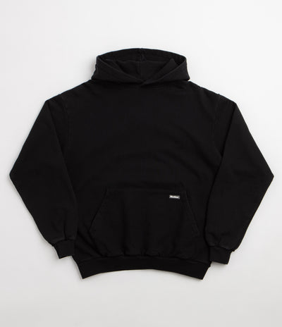 Butter Goods Basic Hoodie - Washed Black / White