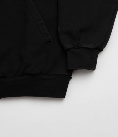 Butter Goods Basic Hoodie - Washed Black / White