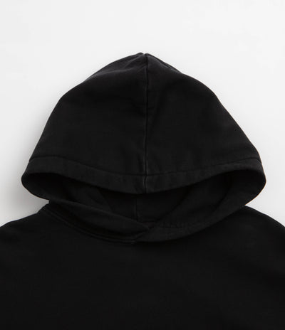 Butter Goods Basic Hoodie - Washed Black / White