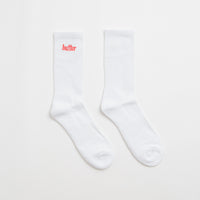 Butter Goods Basic Socks in White thumbnail