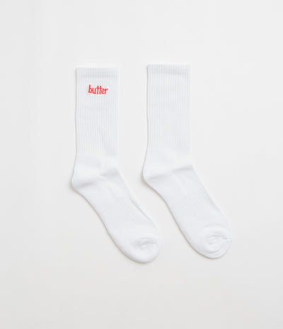 Butter Goods Basic Socks in White