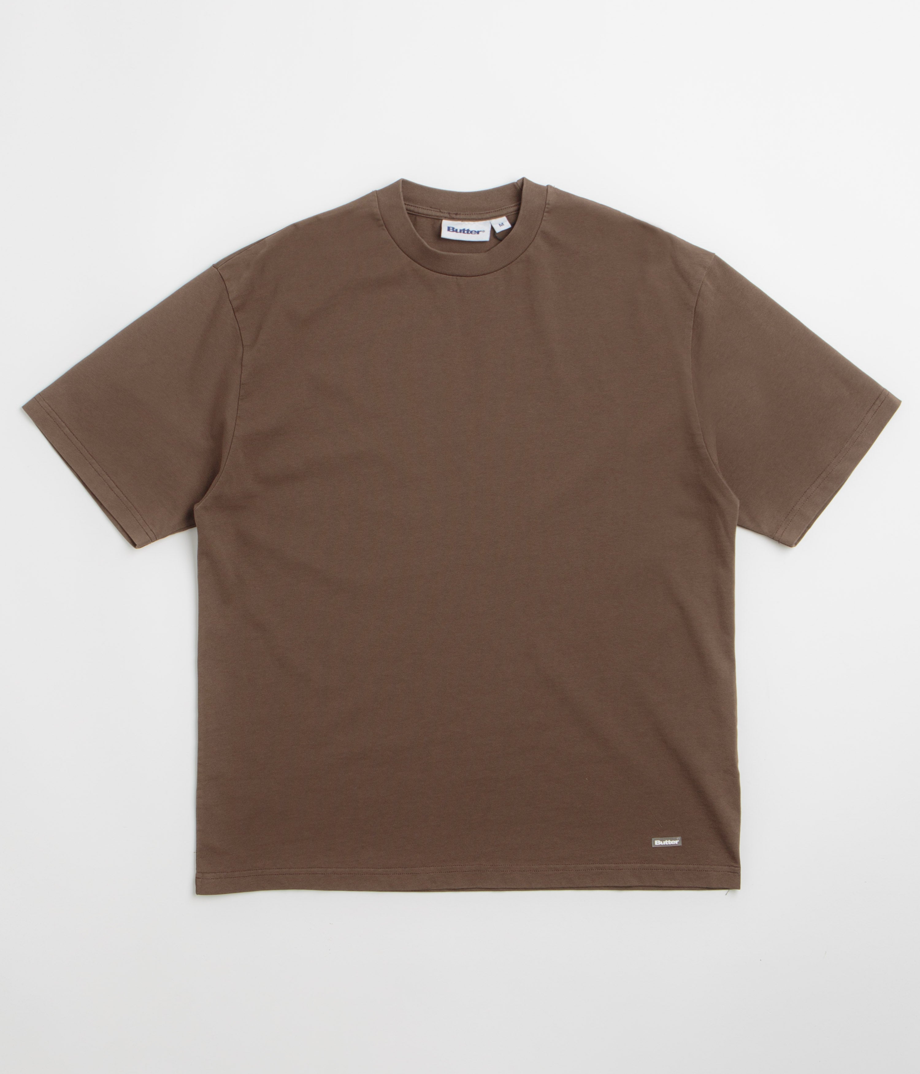 Butter Goods Basic T-Shirt in Washed Brown