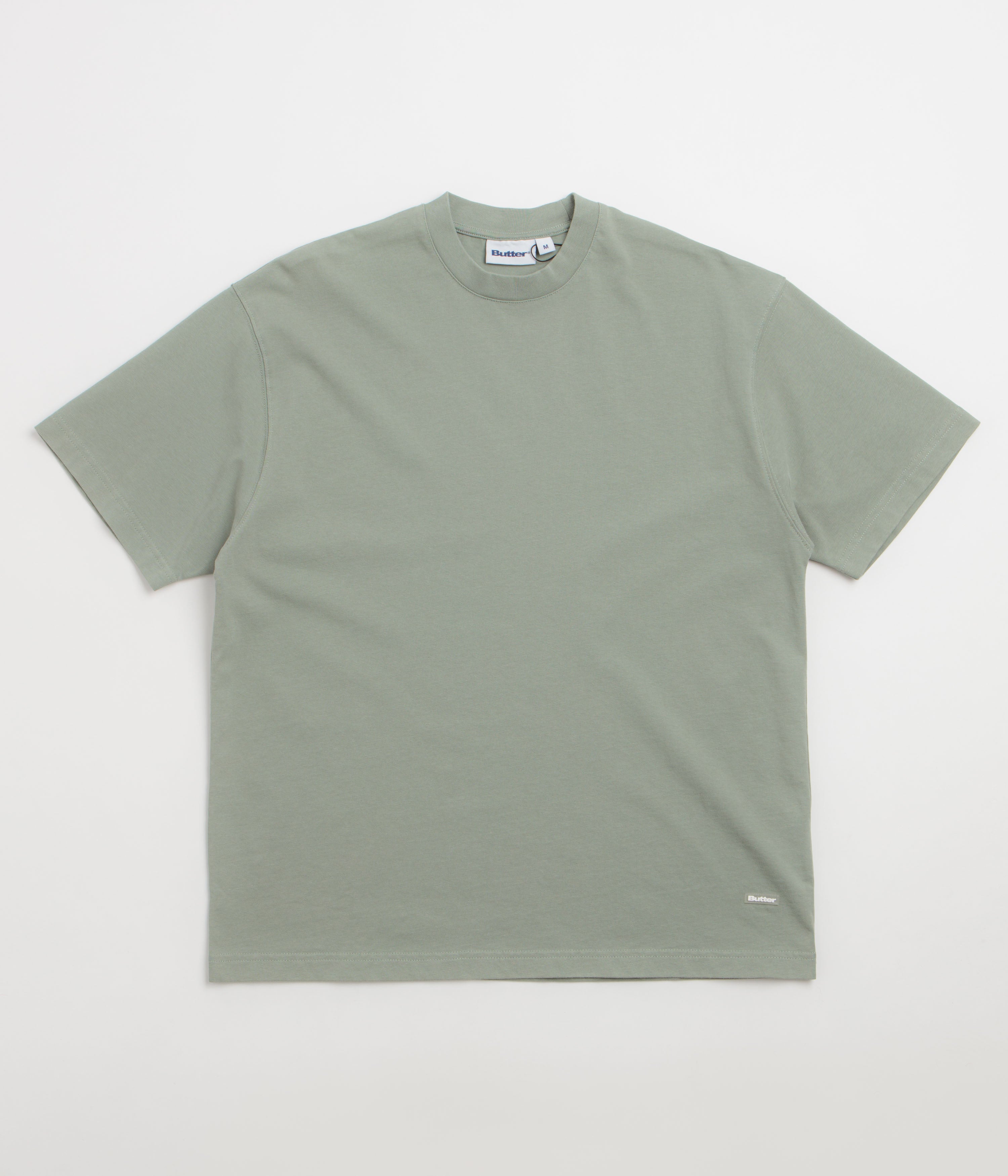 Butter Goods Basic T-Shirt in Washed Dull Mint