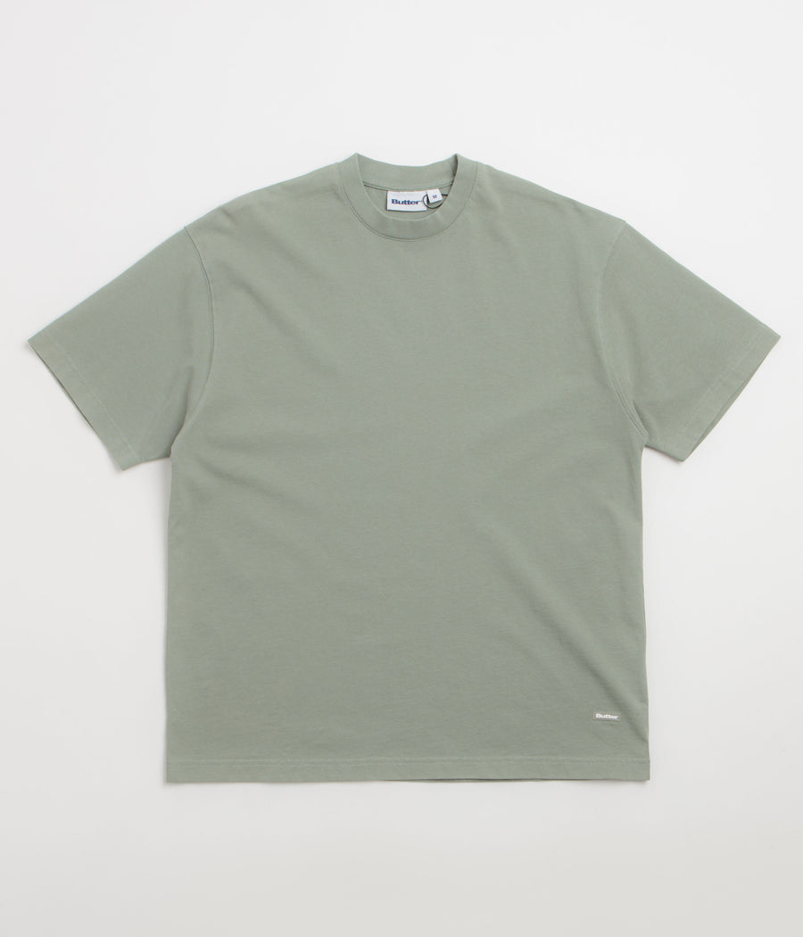 Butter Goods Basic T-Shirt in Washed Dull Mint