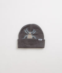 Butter Goods Beetle Mohair Beanie in Charcoal