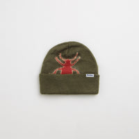 Butter Goods Beetle Mohair Beanie - Green thumbnail