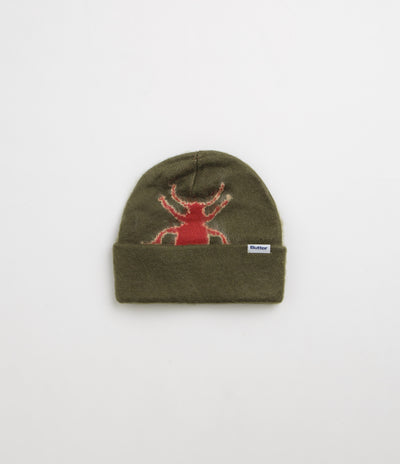 Butter Goods Beetle Mohair Beanie - Green