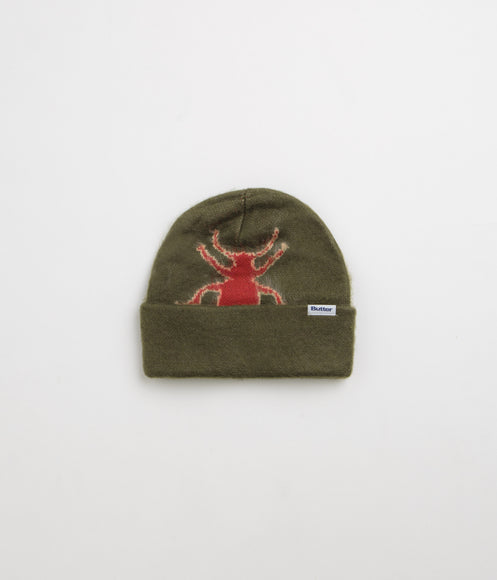 Butter Goods Beetle Mohair Beanie - Green