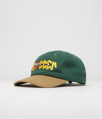 Butter Goods Big Apple Cap in Forest and Brown