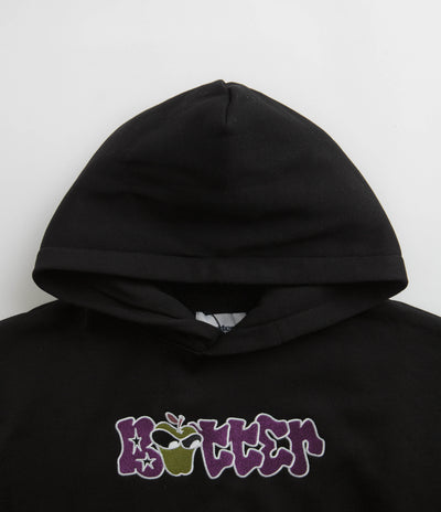 Butter Goods Big Apple Hoodie in Black