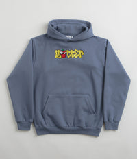 Butter Goods Big Apple Hoodie in Denim