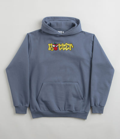 Butter Goods Big Apple Hoodie in Denim