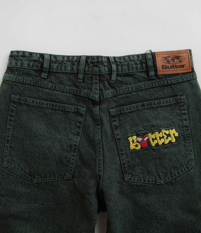 Butter Goods Big Apple Jeans in Acid Fern