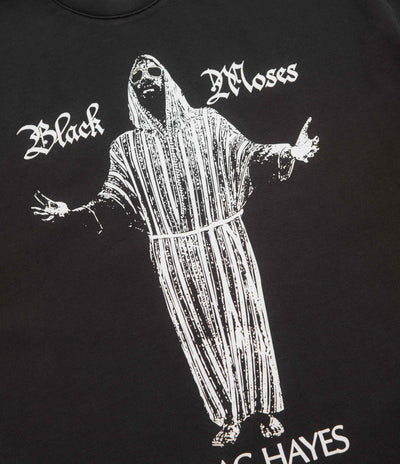 Butter Goods Black Moses T-Shirt in Washed Black