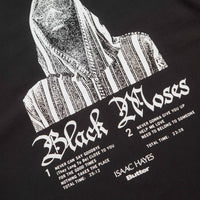 Butter Goods Black Moses T-Shirt in Washed Black thumbnail