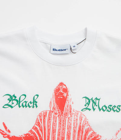 Butter Goods Black Moses T-Shirt - White