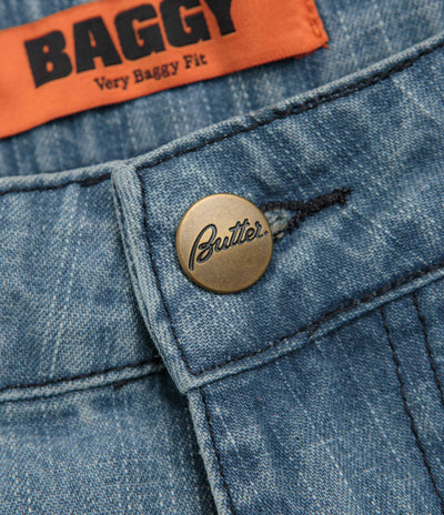 Butter Goods Blotch Jeans - Streaky Blue
