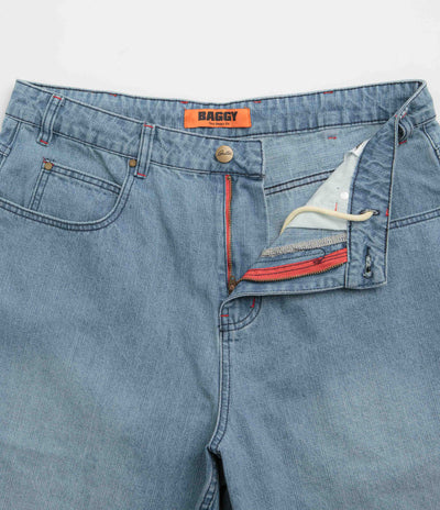 Butter Goods Blotch Jeans - Streaky Blue