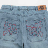 Butter Goods Blotch Jeans - Streaky Blue thumbnail