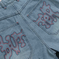 Butter Goods Blotch Jeans - Streaky Blue thumbnail