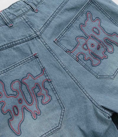 Butter Goods Blotch Jeans - Streaky Blue