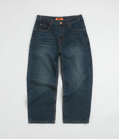 Butter Goods Blotch Jeans - Streaky Navy