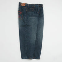 Butter Goods Blotch Jeans - Streaky Navy thumbnail
