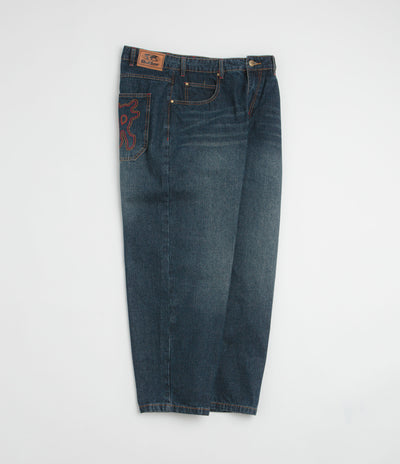Butter Goods Blotch Jeans - Streaky Navy