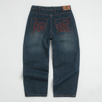 Butter Goods Blotch Jeans - Streaky Navy thumbnail