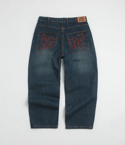 Butter Goods Blotch Jeans - Streaky Navy