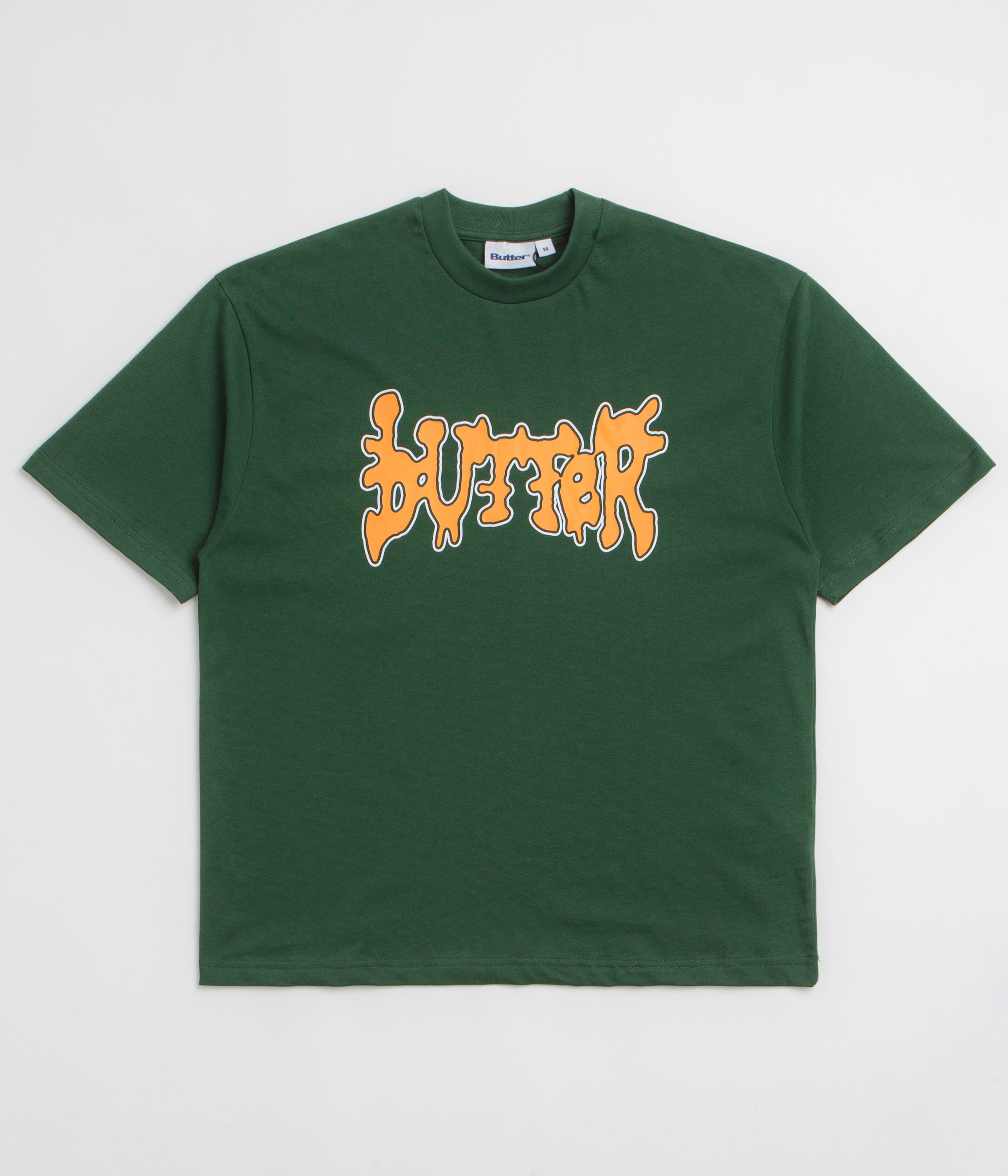 Butter Goods Blotch T-Shirt in Dark Forest