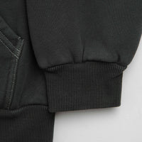 Butter Goods Blotch Zip-Thru Hoodie - Washed Black thumbnail