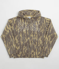 Butter Goods Blotch Zip-Thru Hoodie in Washed Camo