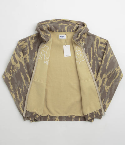 Butter Goods Blotch Zip-Thru Hoodie - Washed Camo