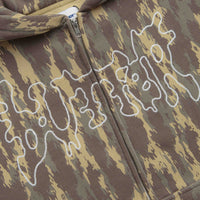 Butter Goods Blotch Zip-Thru Hoodie - Washed Camo thumbnail