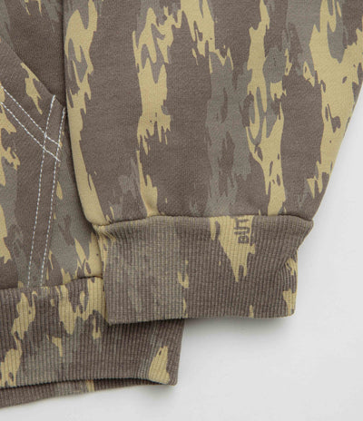 Butter Goods Blotch Zip-Thru Hoodie - Washed Camo