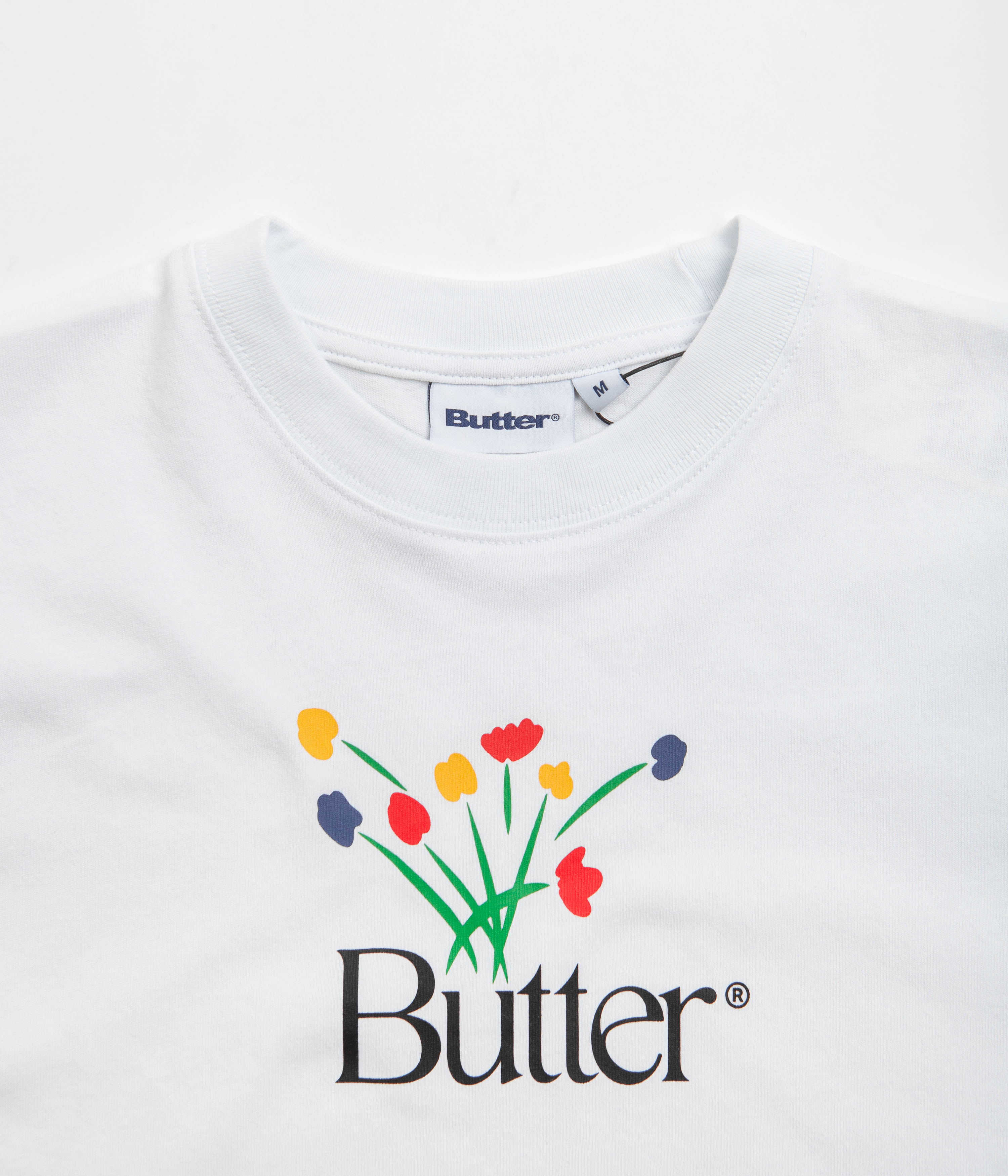 Butter Goods Bouquet TShirt White Flatspot
