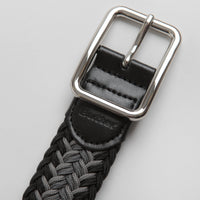 Butter Goods Braided Belt in Black and Grey thumbnail