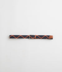 Butter Goods Braided Belt in Navy