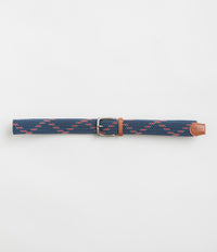 Butter Goods Braided Belt in Navy and Multi