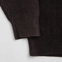 Butter Goods Break Knit Crewneck Sweatshirt - Washed Black thumbnail