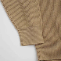 Butter Goods Break Knit Crewneck Sweatshirt - Washed Tan thumbnail