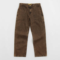 Butter Goods Breakdown Relaxed Jeans - Acid Wash Brown thumbnail
