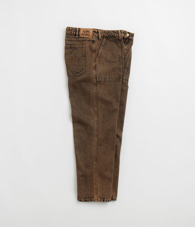 Butter Goods Breakdown Relaxed Jeans - Acid Wash Brown