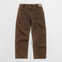 Butter Goods Breakdown Relaxed Jeans - Acid Wash Brown thumbnail