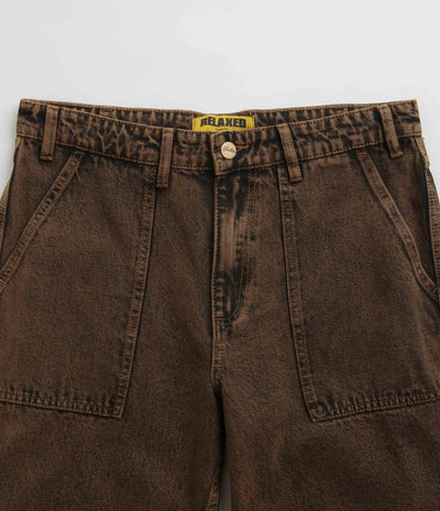Butter Goods Breakdown Relaxed Jeans - Acid Wash Brown