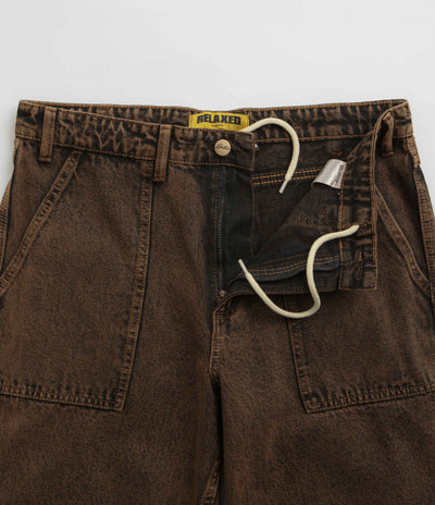 Butter Goods Breakdown Relaxed Jeans - Acid Wash Brown