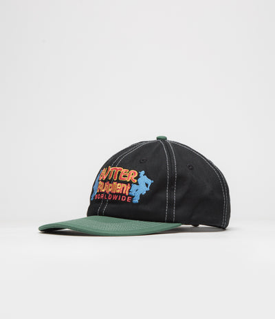 Butter Goods Breaker Cap in Black and Forest