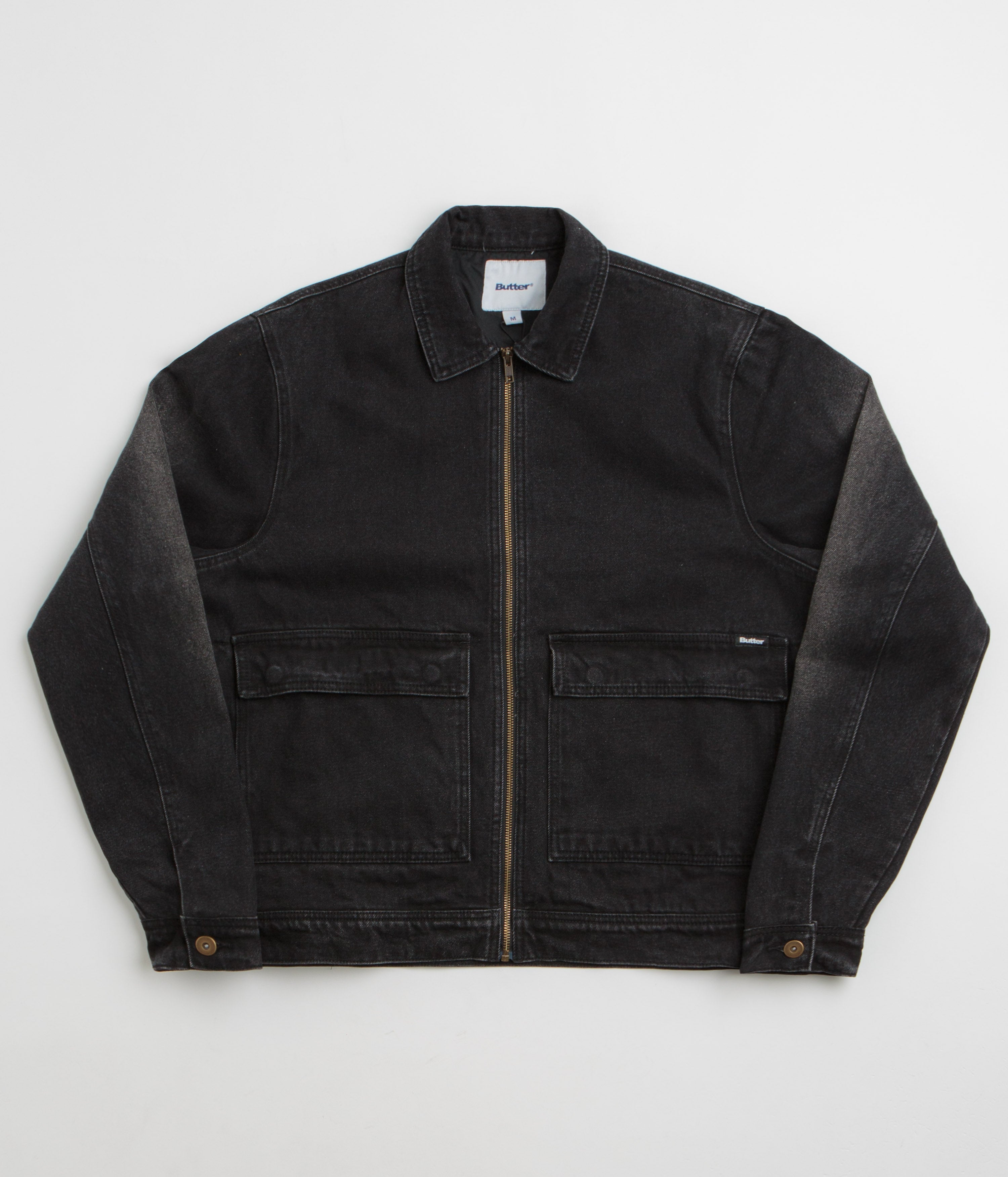Butter Goods Bronco Denim Jacket in Black
